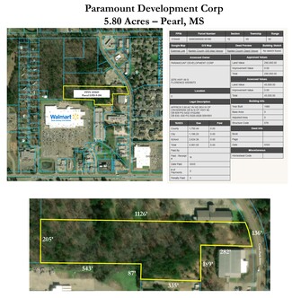 Plus de détails pour Cross Park Dr, Pearl, MS - Terrain à vendre