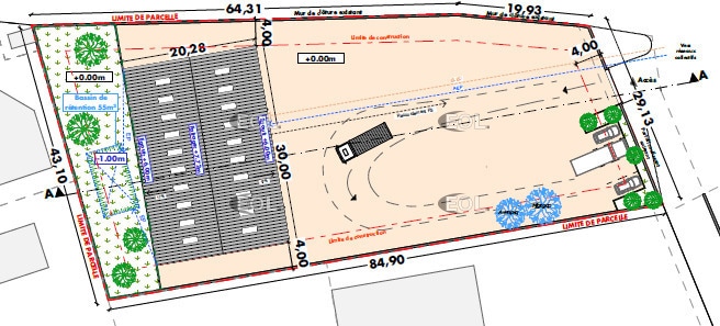 Land in Le Rove for sale - Site Plan - Image 2 of 3