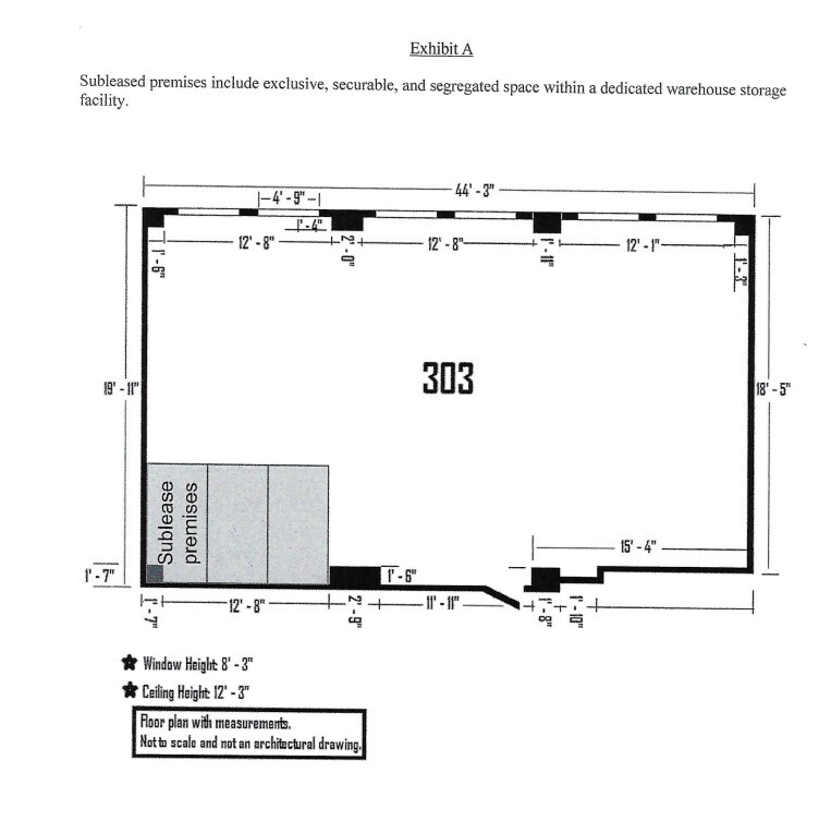 344 W 38th St, New York, NY à louer Plan d’étage- Image 1 de 1