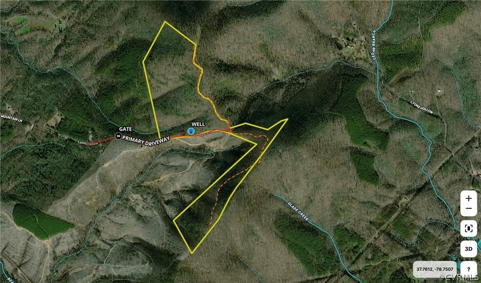 TBD Ball Mountain Ln, Shipman, VA for sale - Aerial - Image 2 of 2