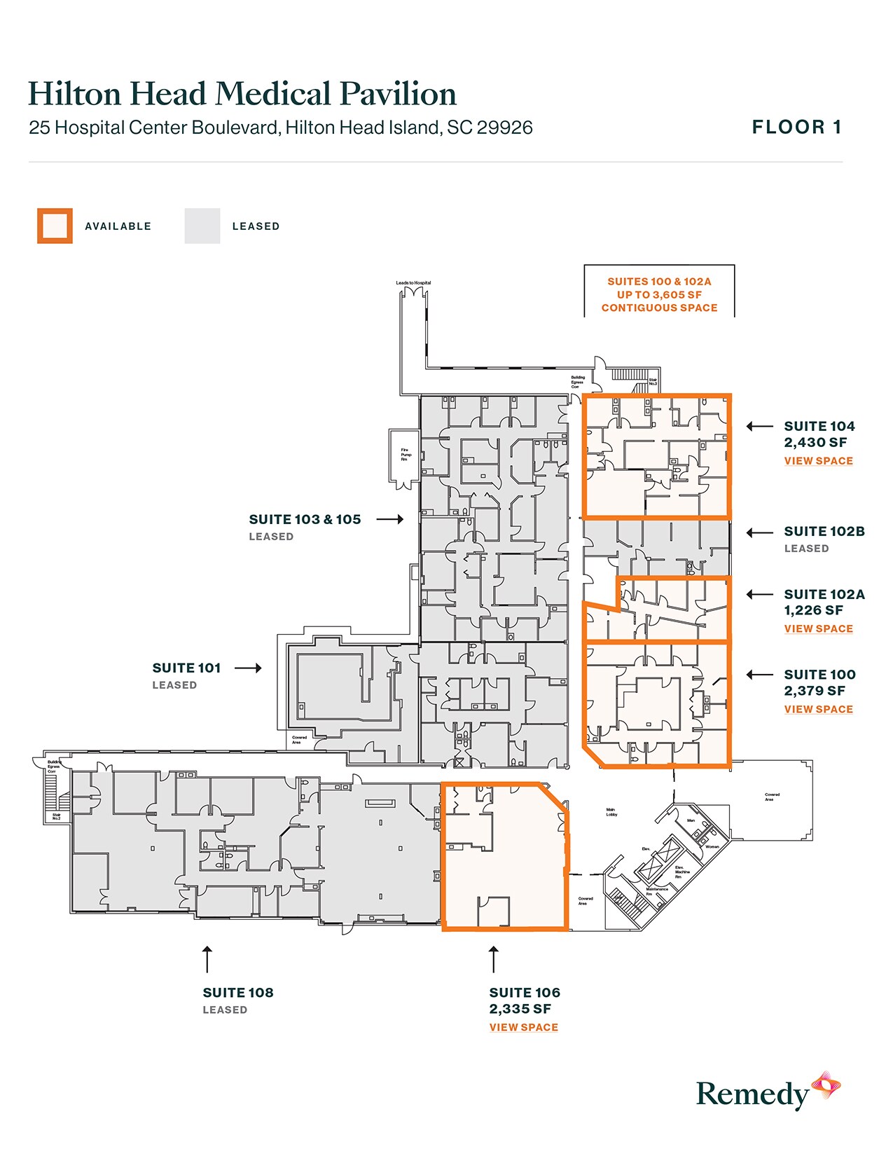 25 Hospital Center Blvd, Hilton Head, SC for lease Floor Plan- Image 1 of 2