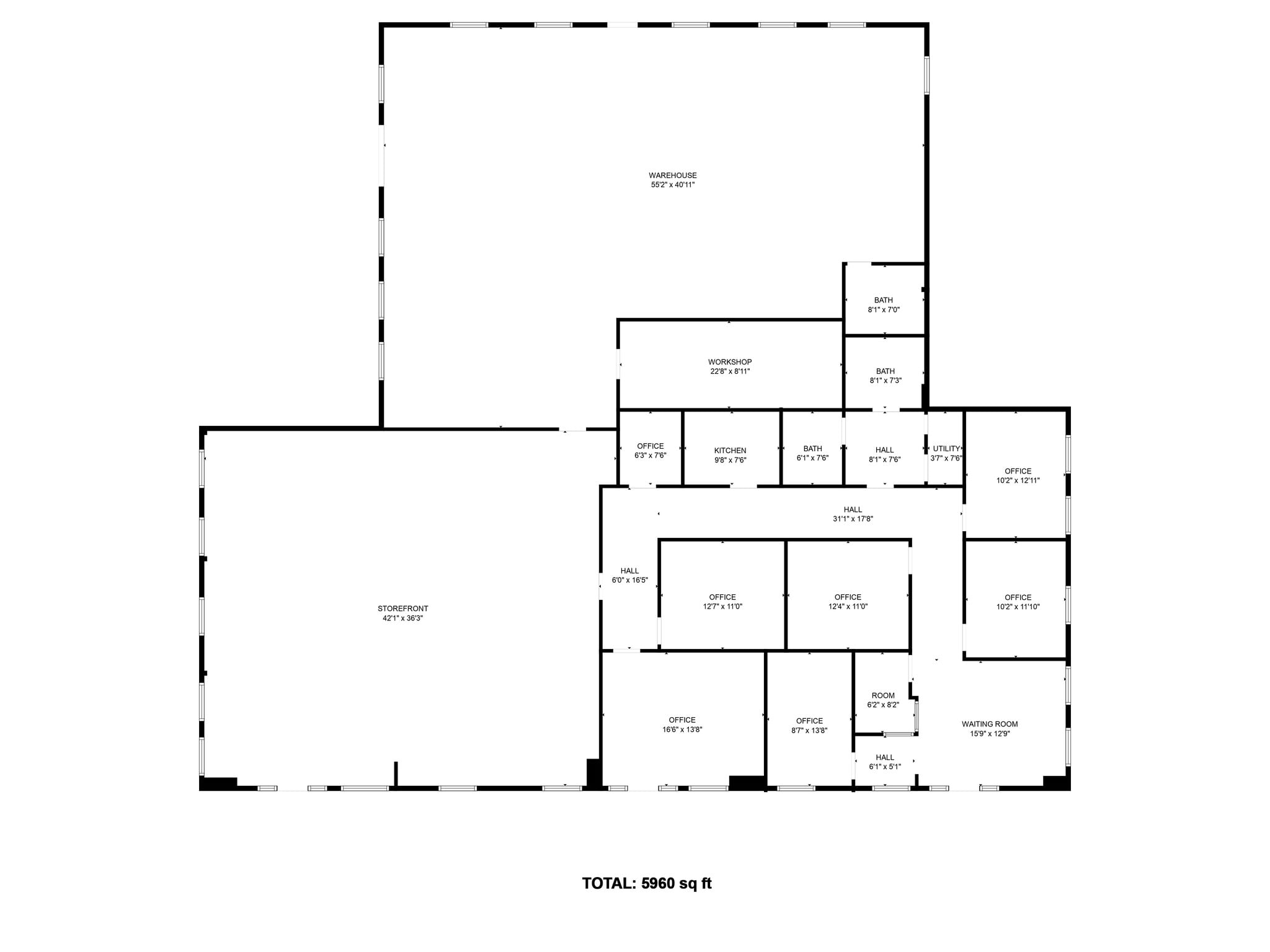 3584 Atlanta Hwy, Flowery Branch, GA for lease Floor Plan- Image 1 of 27