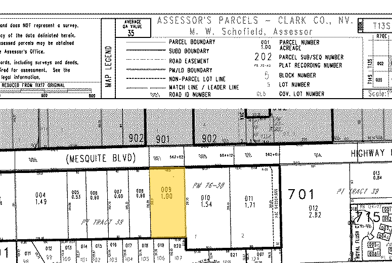 530 W Mesquite Blvd, Mesquite, NV à vendre - Plan cadastral - Image 1 de 1