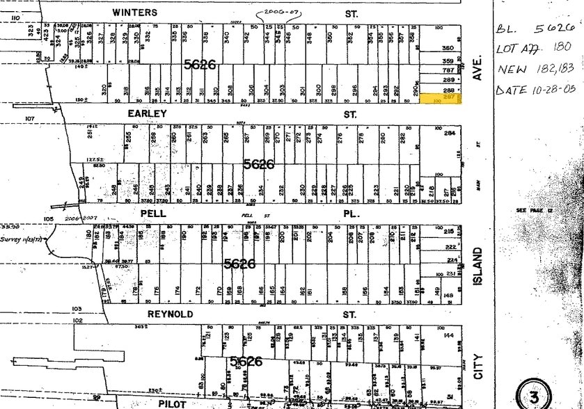 181 City Island Ave, Bronx, NY for sale - Plat Map - Image 2 of 3