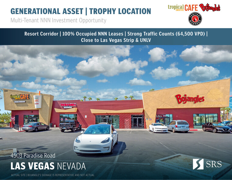 4503 Paradise Rd, Las Vegas, NV for sale - Building Photo - Image 1 of 11