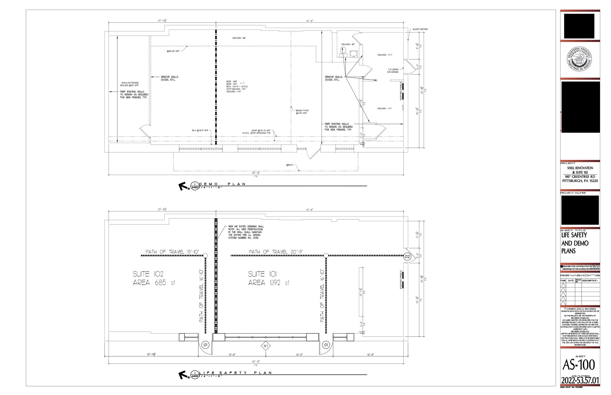 987 Greentree Rd, Pittsburgh, PA à louer Plan de site- Image 1 de 2