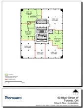 60 Bloor St W, Toronto, ON for lease Floor Plan- Image 1 of 1