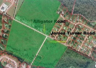 James Turner Rd, Effingham, SC - Aérien  Vue de la carte