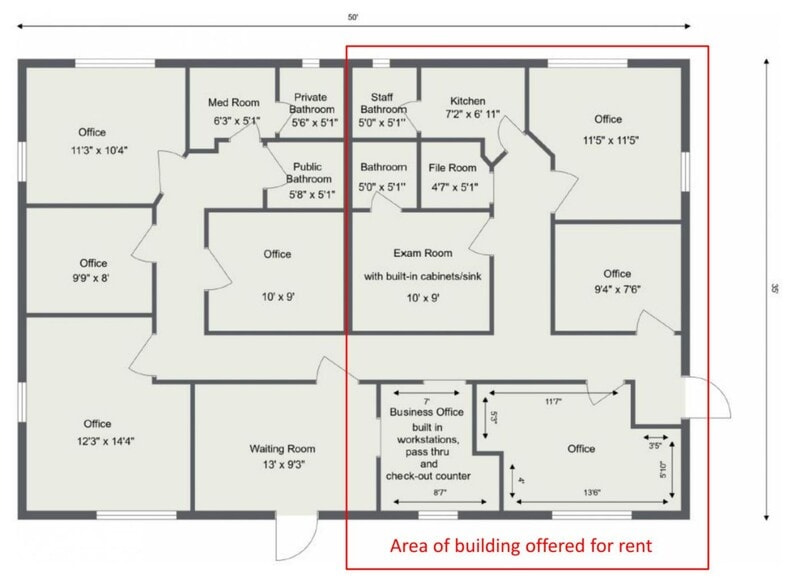1230 S Federal Hwy, Boynton Beach, FL for lease - Floor Plan - Image 3 of 11