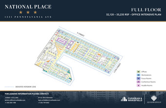 1331 Pennsylvania Ave NW, Washington, DC à louer Plan d’étage- Image 2 de 11