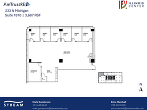 233 N Michigan Ave, Chicago, IL à louer Plan d  tage- Image 1 de 1