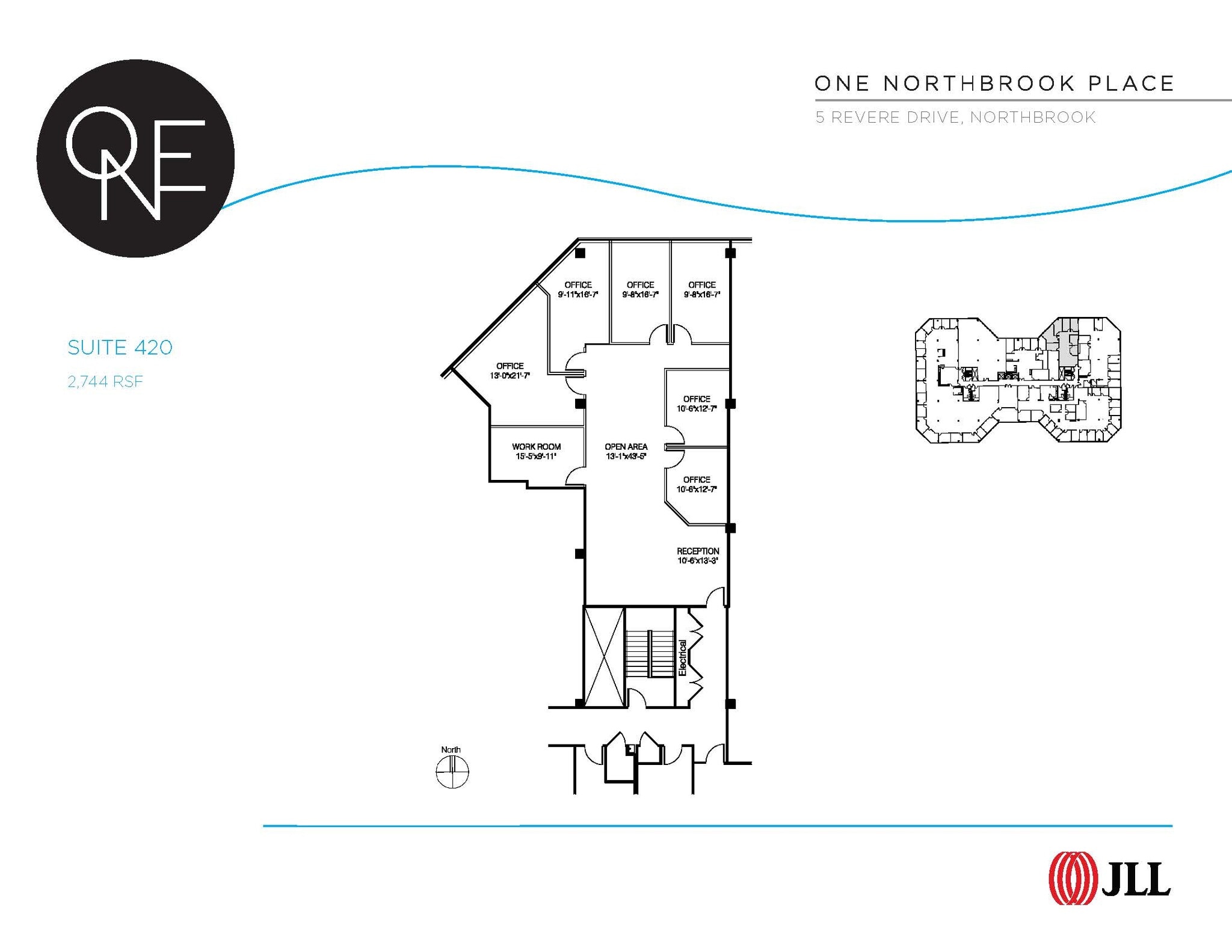 5 Revere Dr, Northbrook, IL for lease Floor Plan- Image 1 of 1
