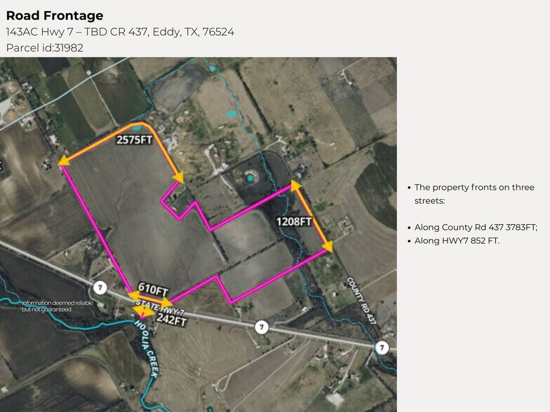 CR 437 Rd, Eddy, TX for sale - Building Photo - Image 2 of 7