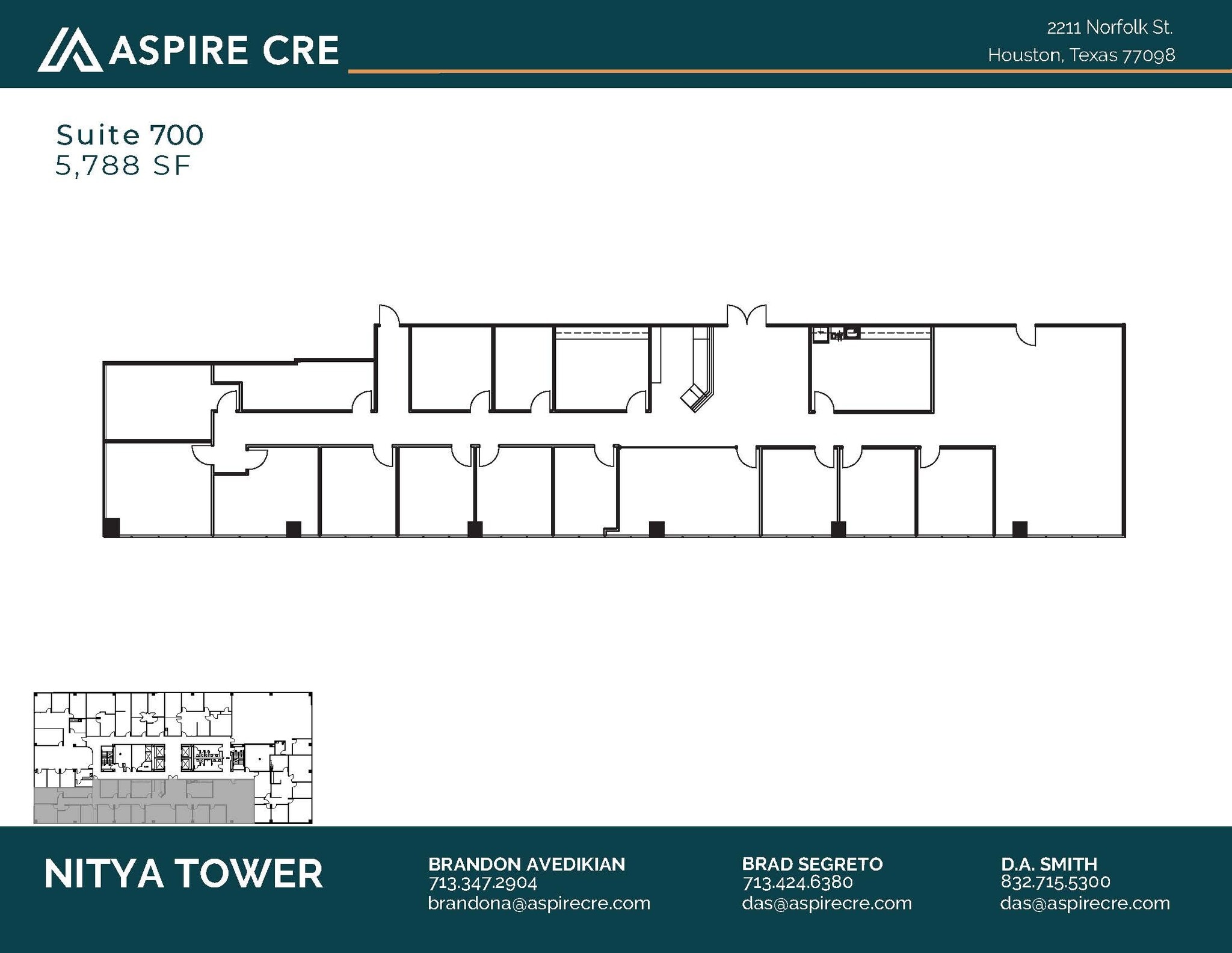 2211 Norfolk St, Houston, TX for lease Floor Plan- Image 1 of 1