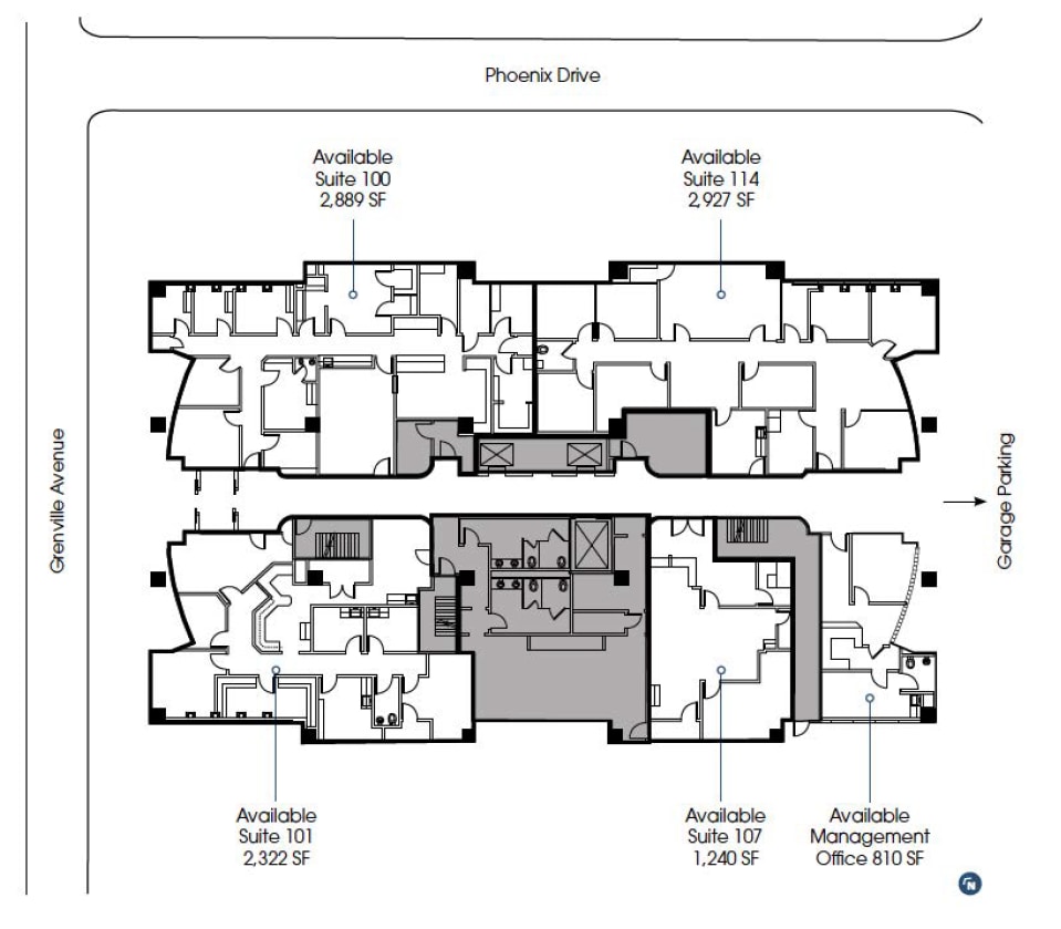 7150 Greenville Ave, Dallas, TX à louer Plan d’étage- Image 1 de 1