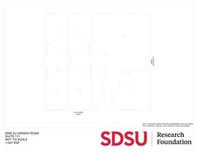 6475 Alvarado Rd, San Diego, CA à louer Plan de site- Image 1 de 1