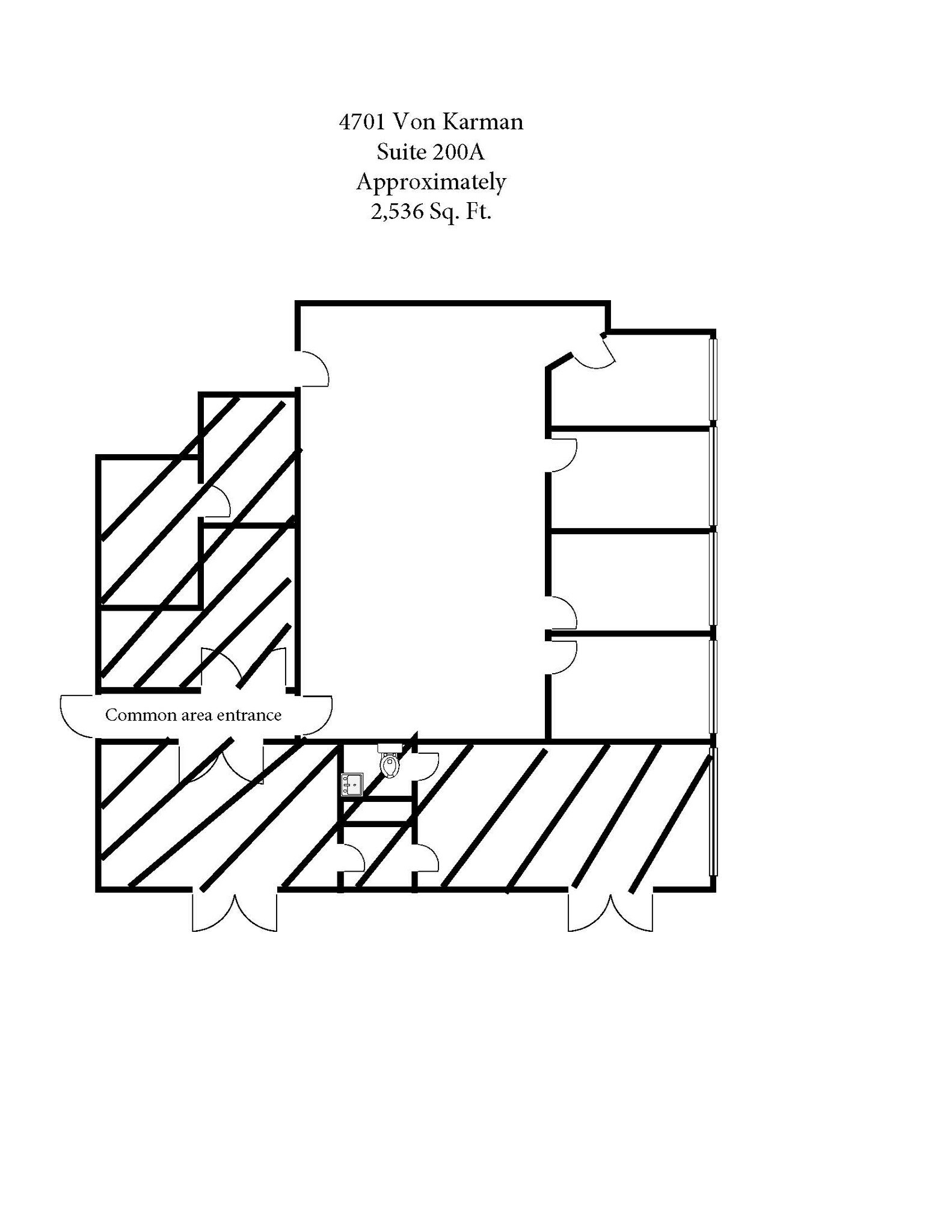 4701 Von Karman Ave, Newport Beach, CA à louer Plan d  tage- Image 1 de 1