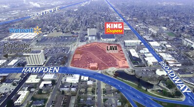 137-145 W Hampden St, Englewood, CO - AERIAL map view - Image1