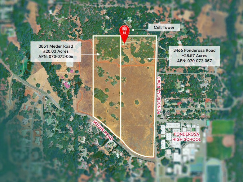 3466 Ponderosa Rd, Shingle Springs, CA à vendre - Photo principale - Image 1 de 2