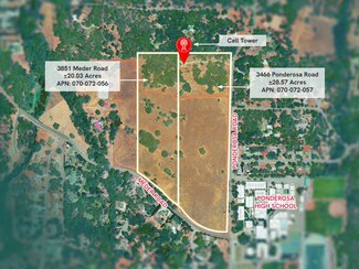 Plus de détails pour 3466 Ponderosa Rd, Shingle Springs, CA - Terrain à vendre