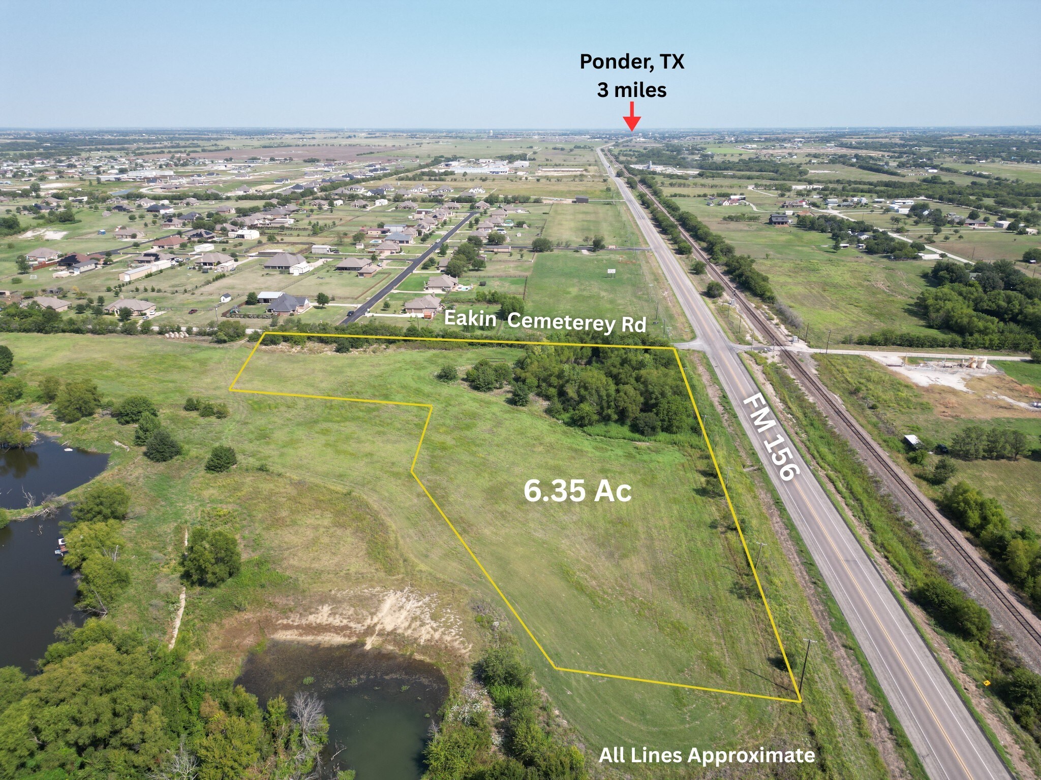 TBD 6.35 ACRES S FM 156 DISH, Texas 76247, Justin, TX à vendre Photo du bâtiment- Image 1 de 1