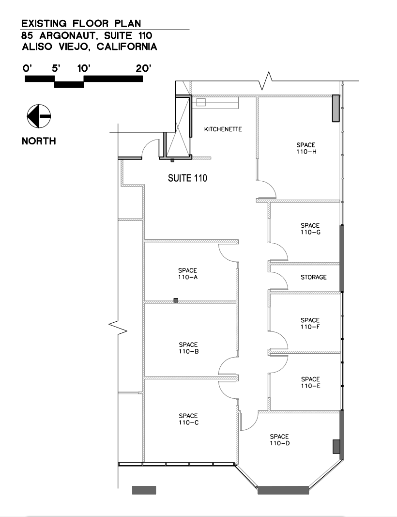 85 Argonaut, Aliso Viejo, CA for lease Floor Plan- Image 1 of 1