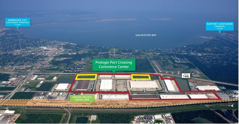 Highway 146 at Wharton Weems Blvd S, La Porte, TX à louer - Aérien - Image 2 de 2