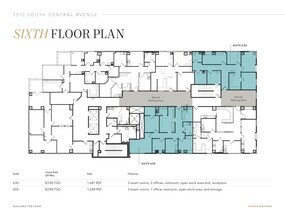 1510 S Central Ave, Glendale, CA à louer Plan d  tage- Image 1 de 1