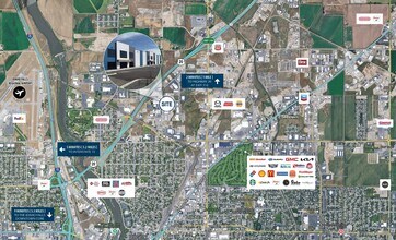 2112 N Boulevard, Idaho Falls, ID - AERIAL map view
