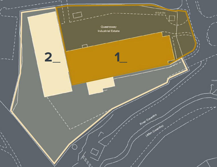 13 Queensway, Wrexham à louer - Plan de site - Image 3 de 3