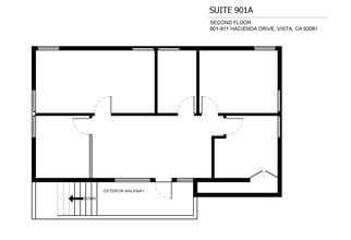 911 Hacienda Dr, Vista, CA for lease Floor Plan- Image 2 of 4