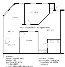 620 Shrewsbury Ave, Tinton Falls, NJ for lease Floor Plan- Image 1 of 1
