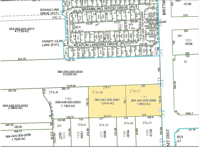 1187-1189 Brittmoore Rd, Houston, TX à vendre - Plan cadastral - Image 2 de 5