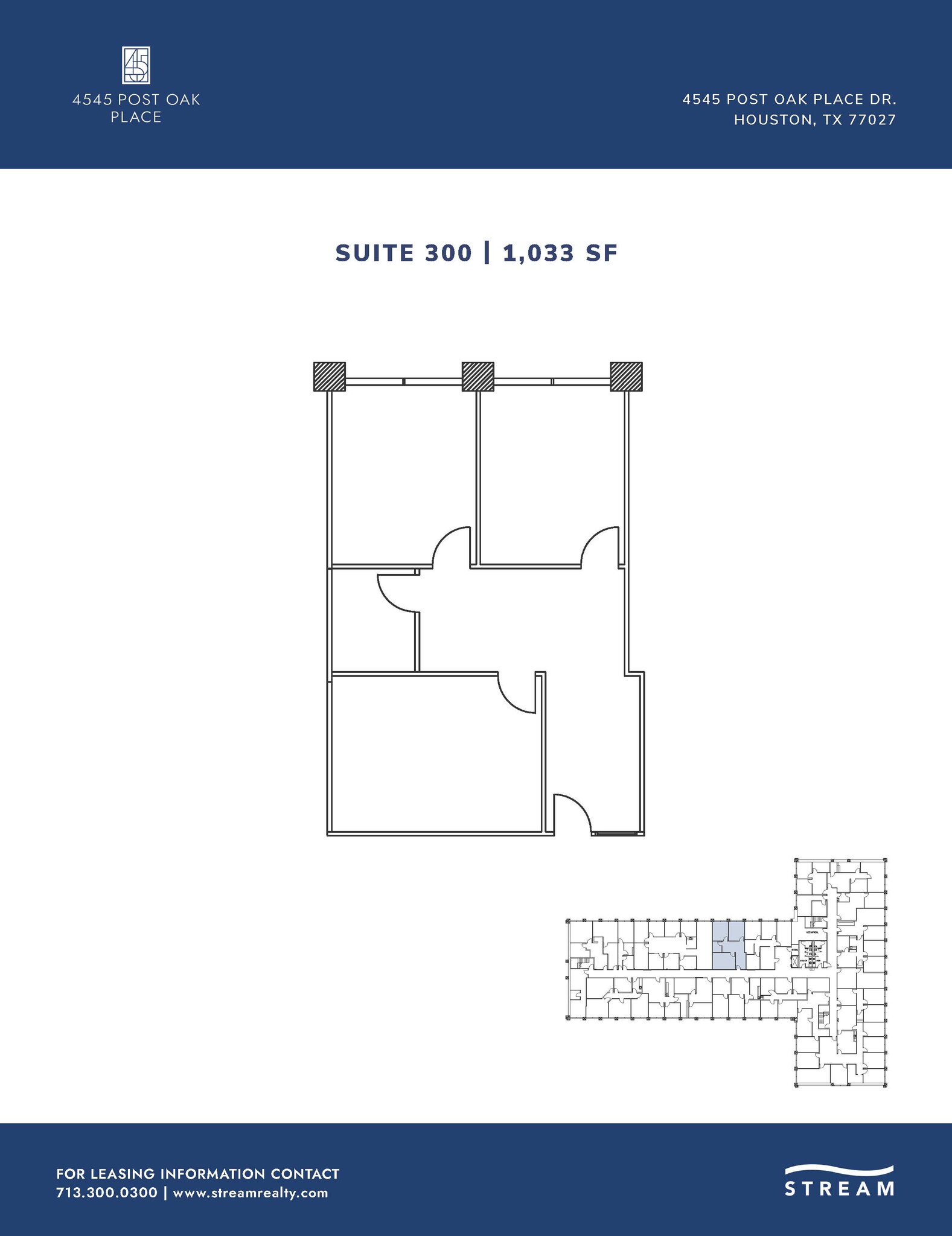 4545 Post Oak Pl, Houston, TX for lease Floor Plan- Image 1 of 1