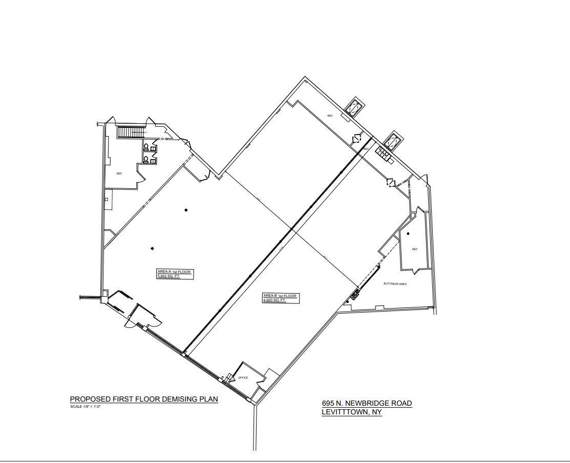685 N Newbridge Rd, Levittown, NY à louer Plan d’étage- Image 1 de 2