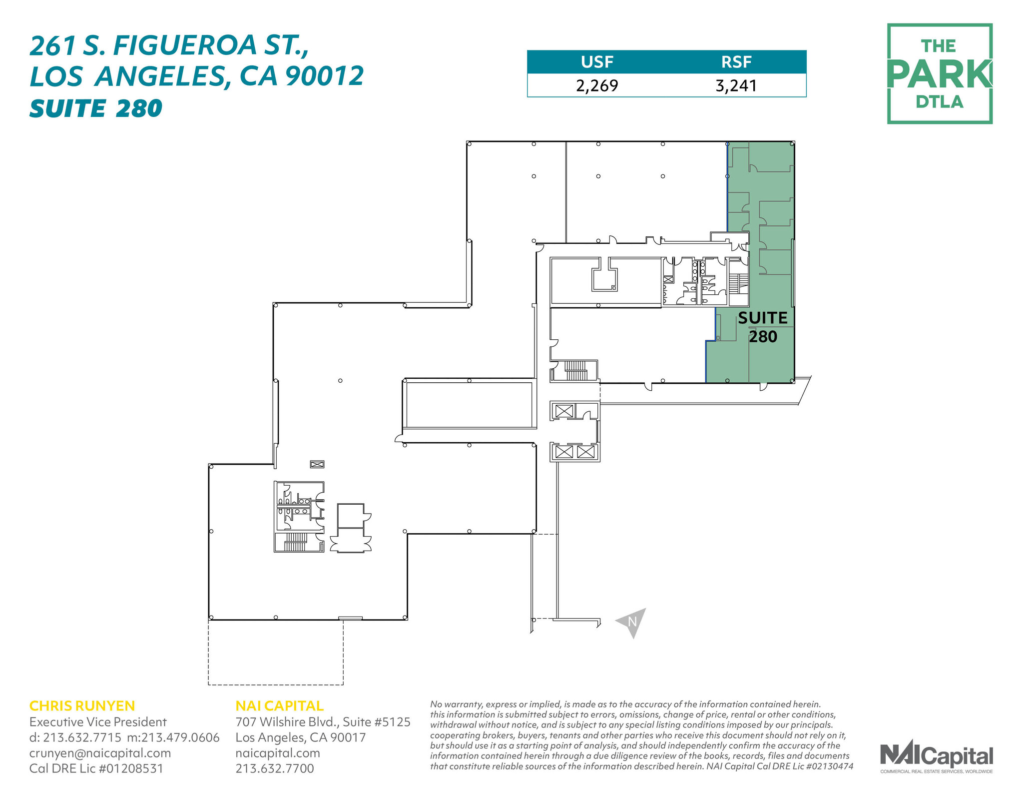 261 S Figueroa St, Los Angeles, CA for lease Floor Plan- Image 1 of 1