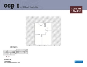 3131 S Vaughn Way, Aurora, CO for lease Floor Plan- Image 2 of 2