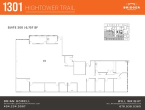 1301 Hightower Trl, Atlanta, GA for lease Floor Plan- Image 1 of 1