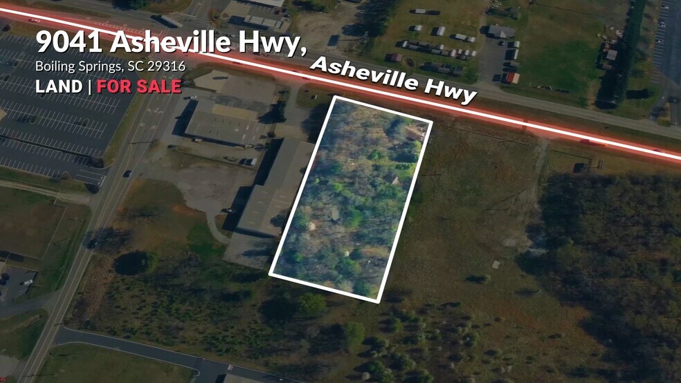 9041 Asheville Highway, Boiling Springs, SC à vendre - Vidéo sur l’inscription commerciale - Image 2 de 3