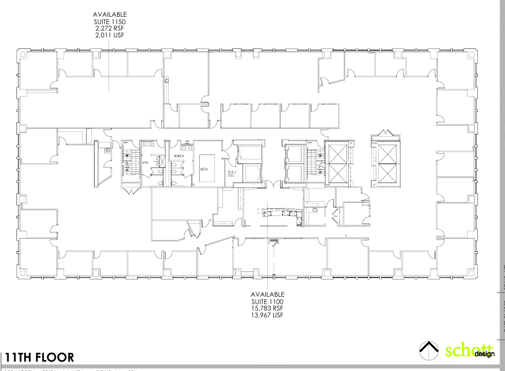 300 N Meridian St, Indianapolis, IN à louer Plan d’étage- Image 1 de 1