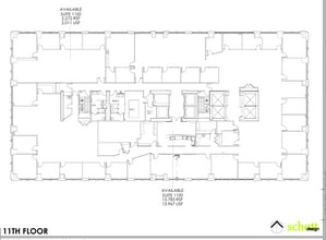 300 N Meridian St, Indianapolis, IN à louer Plan d’étage- Image 1 de 1