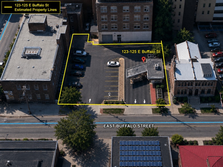 123 Buffalo St, Ithaca, NY for sale - Aerial - Image 1 of 8