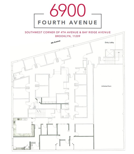 6900 4th Ave, Brooklyn, NY à louer Plan d  tage- Image 1 de 1