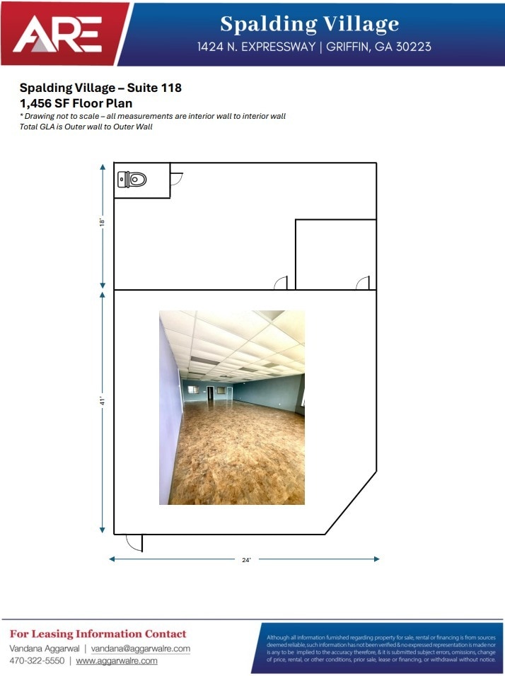 100 Spalding Square, Griffin, GA for lease Floor Plan- Image 1 of 1