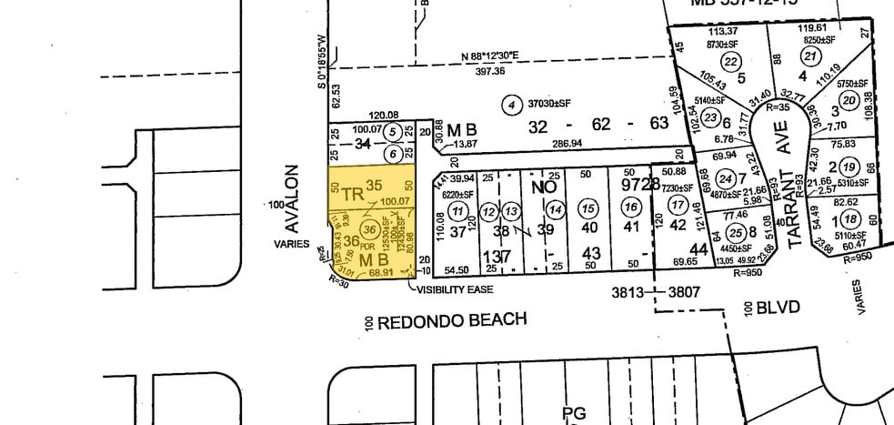 15228-15230 S Avalon Blvd, Compton, CA for sale - Plat Map - Image 2 of 13