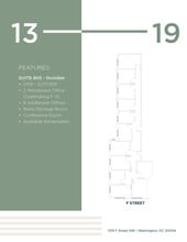 1319 F St NW, Washington, DC à louer Plan d’étage- Image 1 de 1