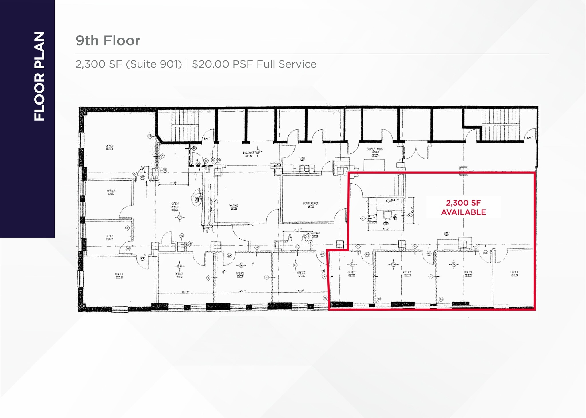 1627 Main St, Kansas City, MO à louer Plan d’étage- Image 1 de 1