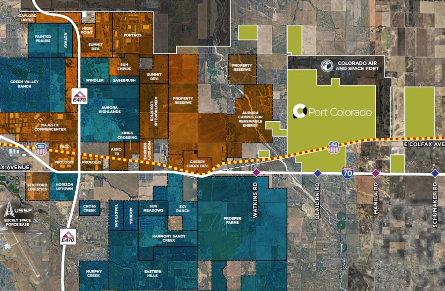 Port Colorado - LAND, Watkins, CO for sale - Building Photo - Image 2 of 2