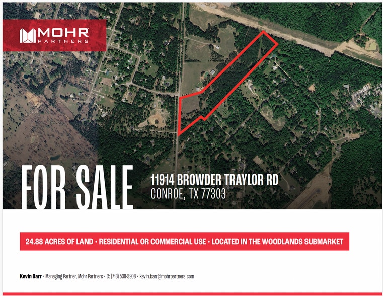 11914 Browder Traylor Road, Conroe, TX for sale - Primary Photo - Image 1 of 6