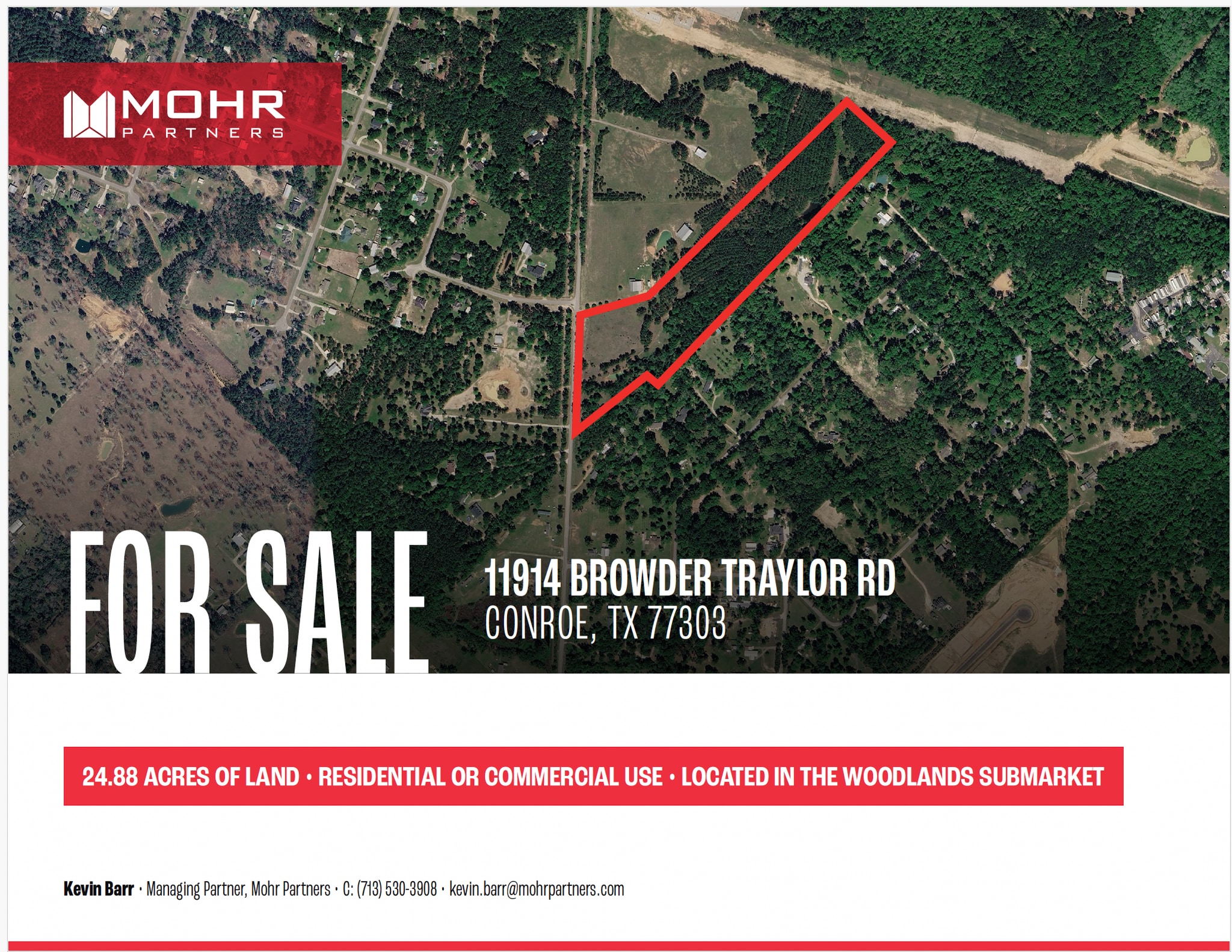 11914 Browder Traylor Road, Conroe, TX à vendre Photo principale- Image 1 de 7
